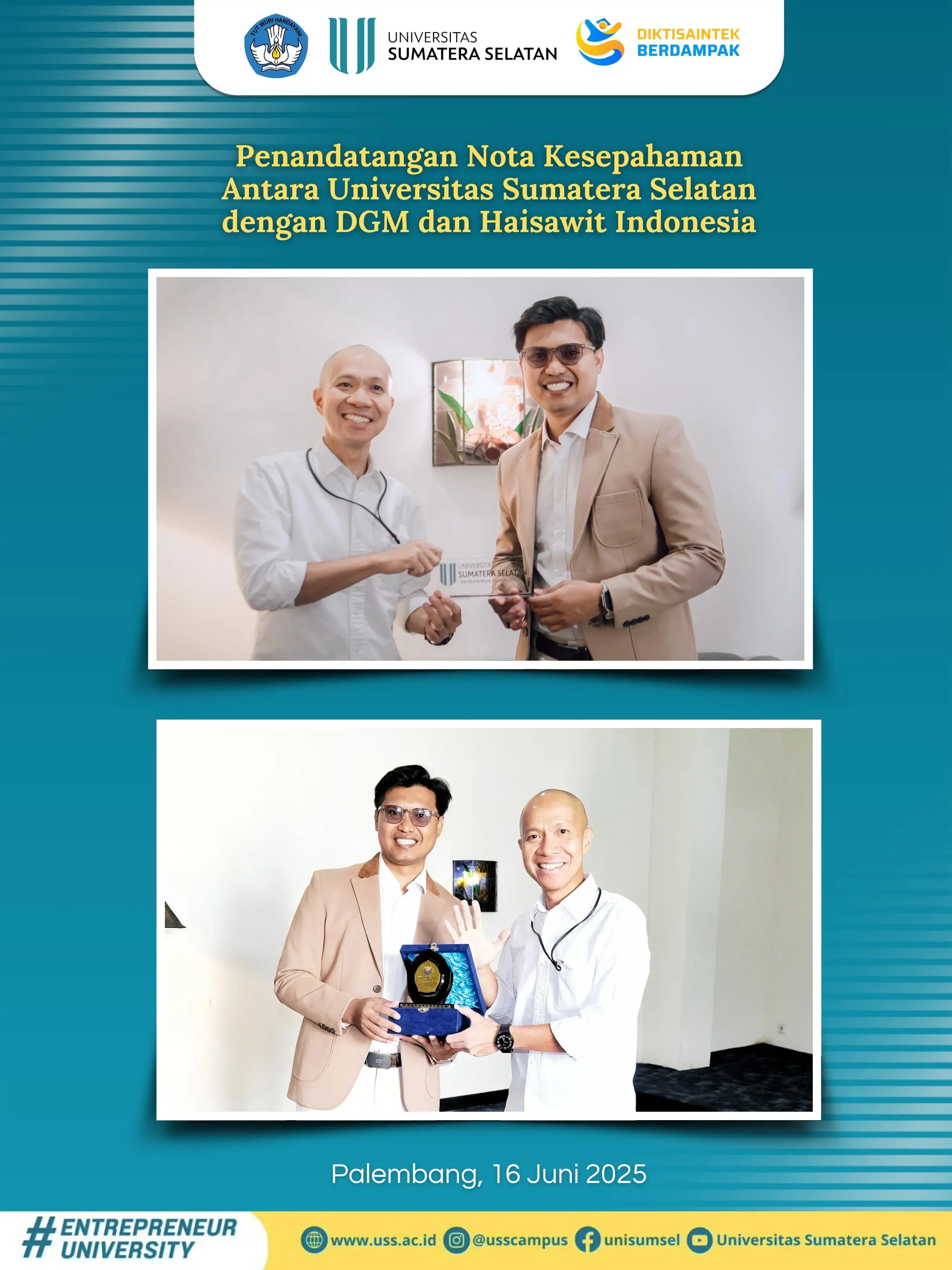 Hai Sawit, PT Daya Guna Lestari dan Universitas Sumatera Selatan Jalin Kolaborasi Strategis Untuk Pengembangan SDM Sawit